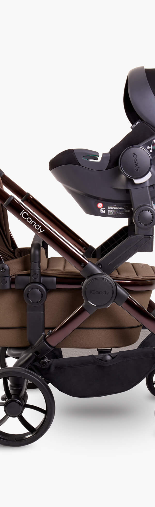 Peach 7 Coco Pushchair and Carrycot - Twin