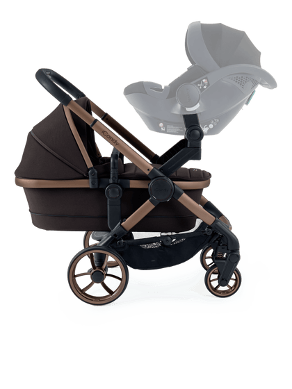 Peach 7 Pecan Pushchair and Carrycot - Twin