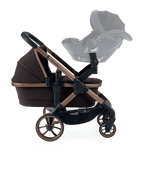 Peach 7 Pecan Pushchair and Carrycot - Twin