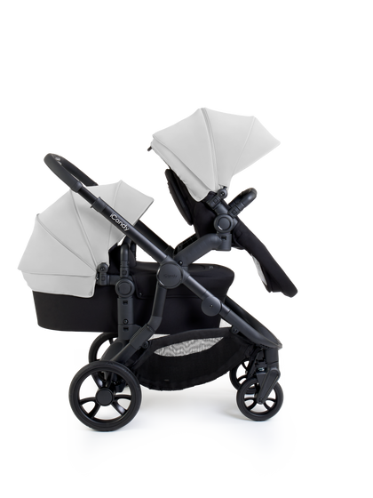 Orange 4 Glacier Double Pushchair Bundle