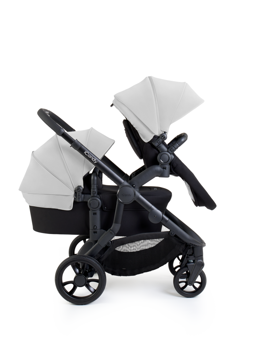 Orange 4 Glacier Double Pushchair Bundle