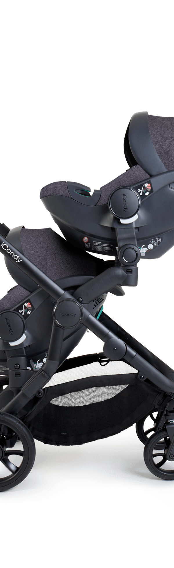 Orange 4 Fossil Travel System & Car Seat - Twin