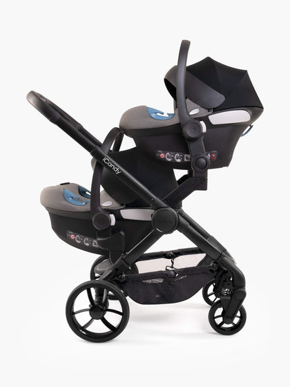 Peach 7 Cookie Pushchair and Carrycot - Twin