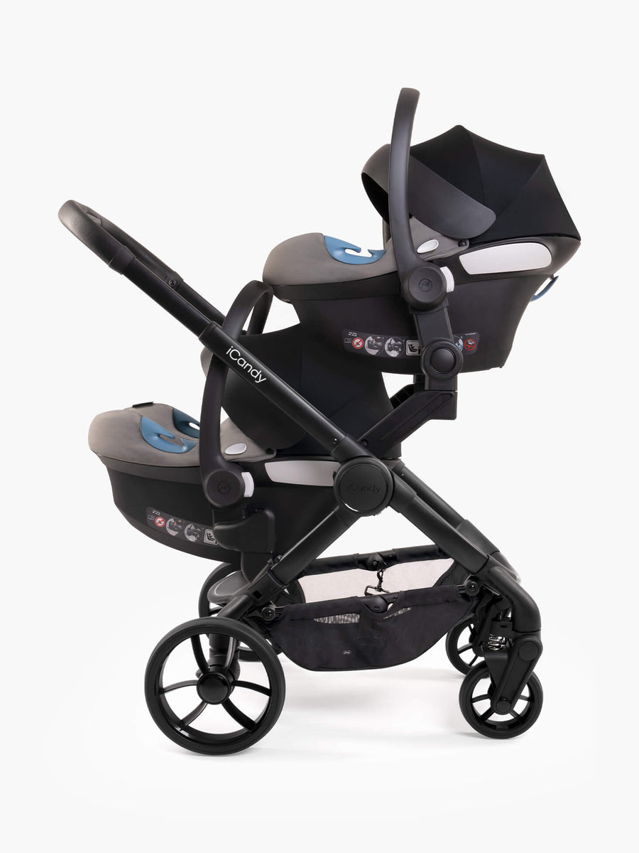 Peach 7 Cookie Pushchair and Carrycot - Twin