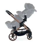 Peach 7 Pecan Stroller and Bassinet - Twin Bundle
