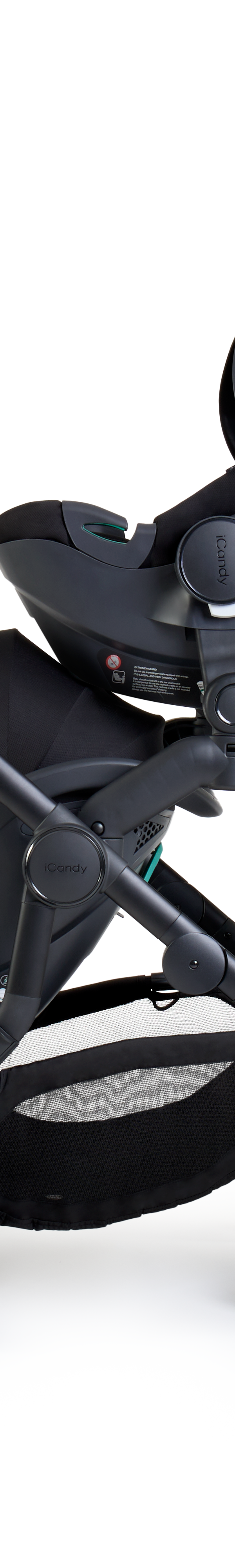 Orange 4 Glacier Travel System & Car Seat - Twin