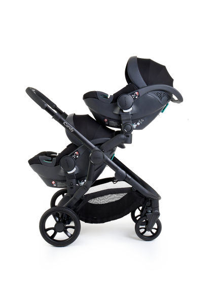 Orange 4 Glacier Travel System & Car Seat - Twin