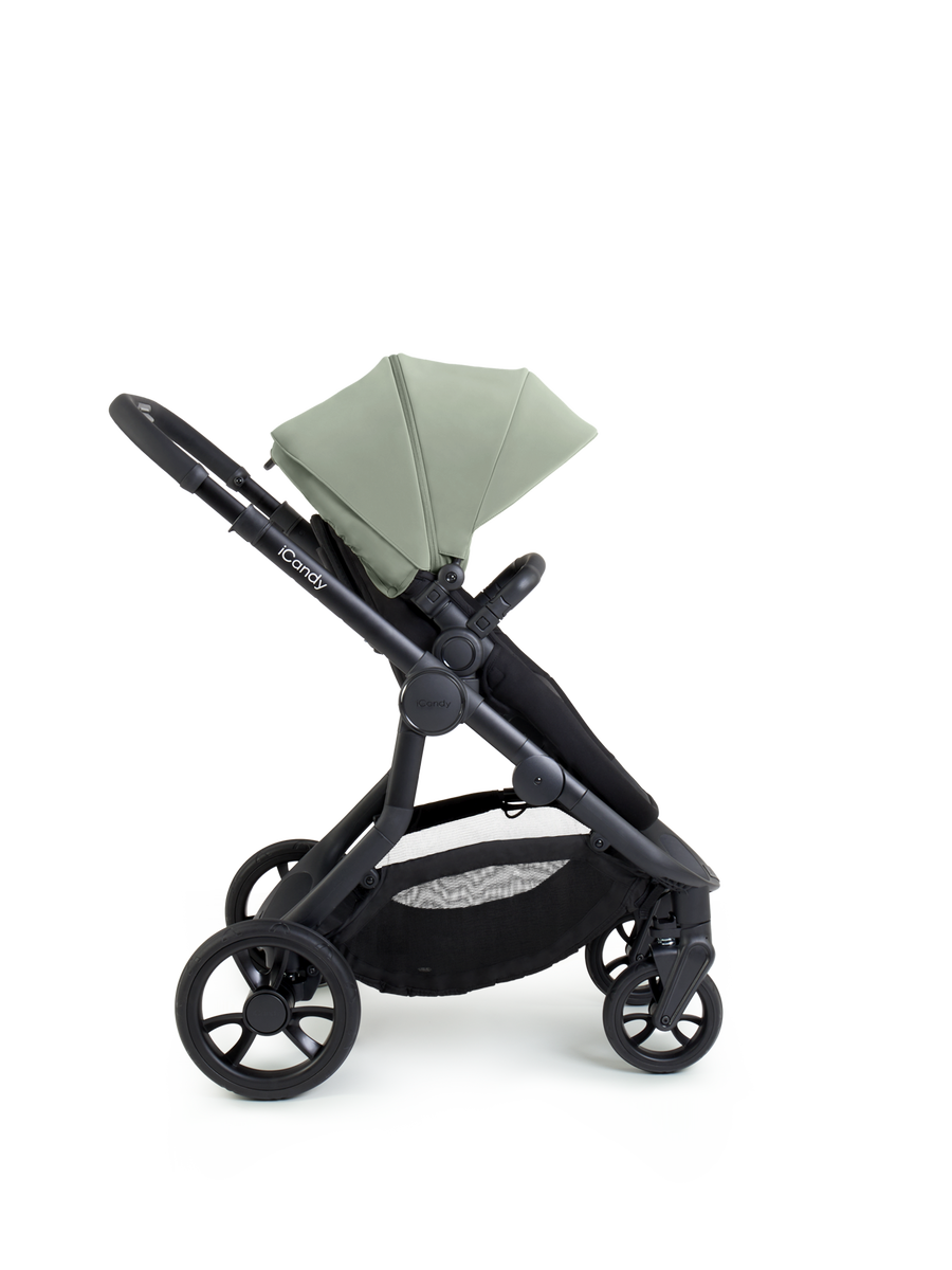 Orange 4 Pistachio Double Pushchair Bundle