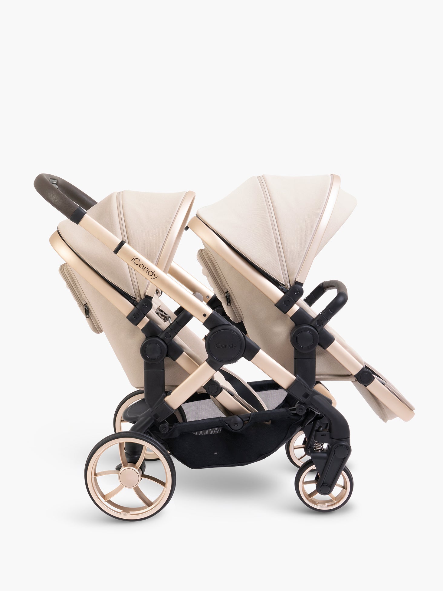 Peach 7 Twin Pushchair & Carrycot in Biscotti - iCandy – iCandy World