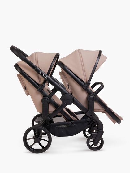 Peach 7 Cookie Pushchair and Carrycot - Twin