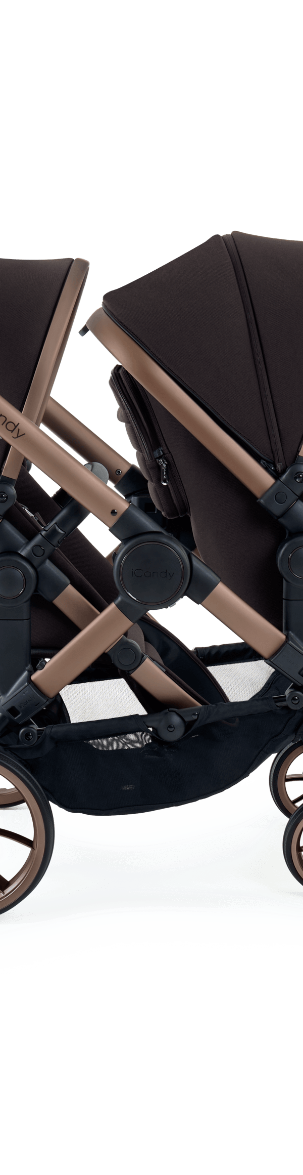 Peach 7 Pecan Pushchair and Carrycot - Twin