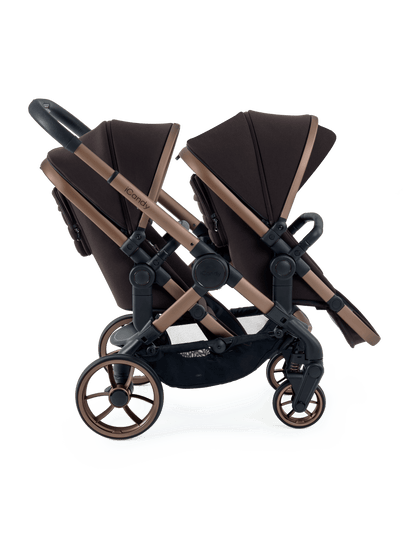 Peach 7 Pecan Pushchair and Carrycot - Twin
