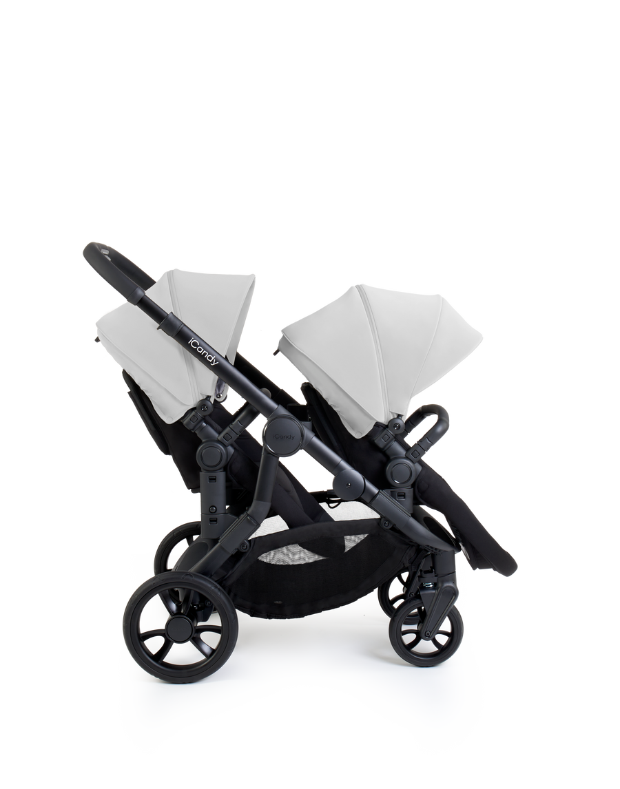 Orange 4 Glacier Double Pushchair Bundle