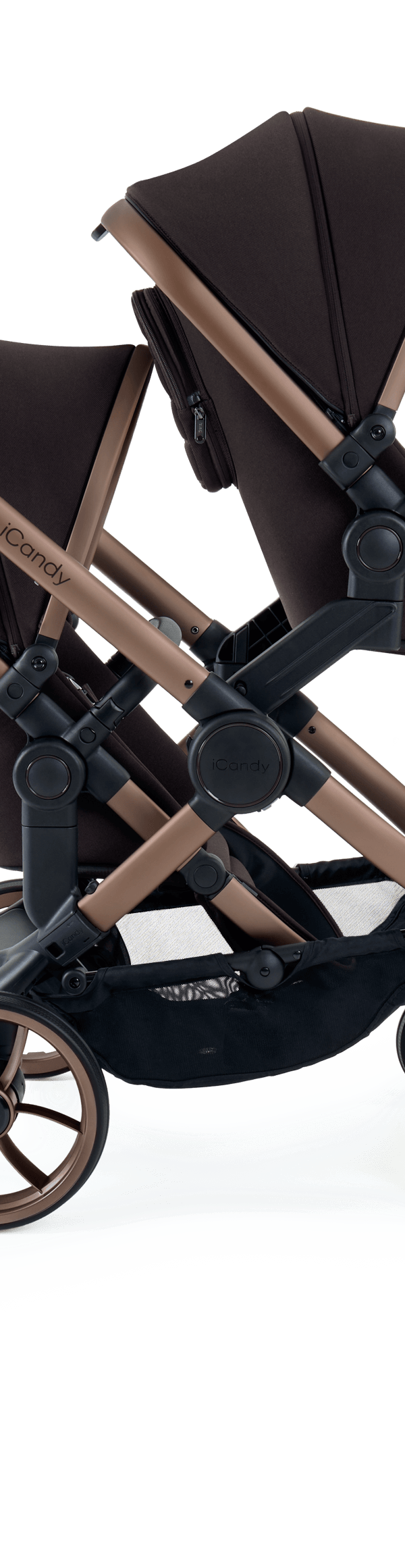 Peach 7 Pecan Pushchair and Carrycot - Twin