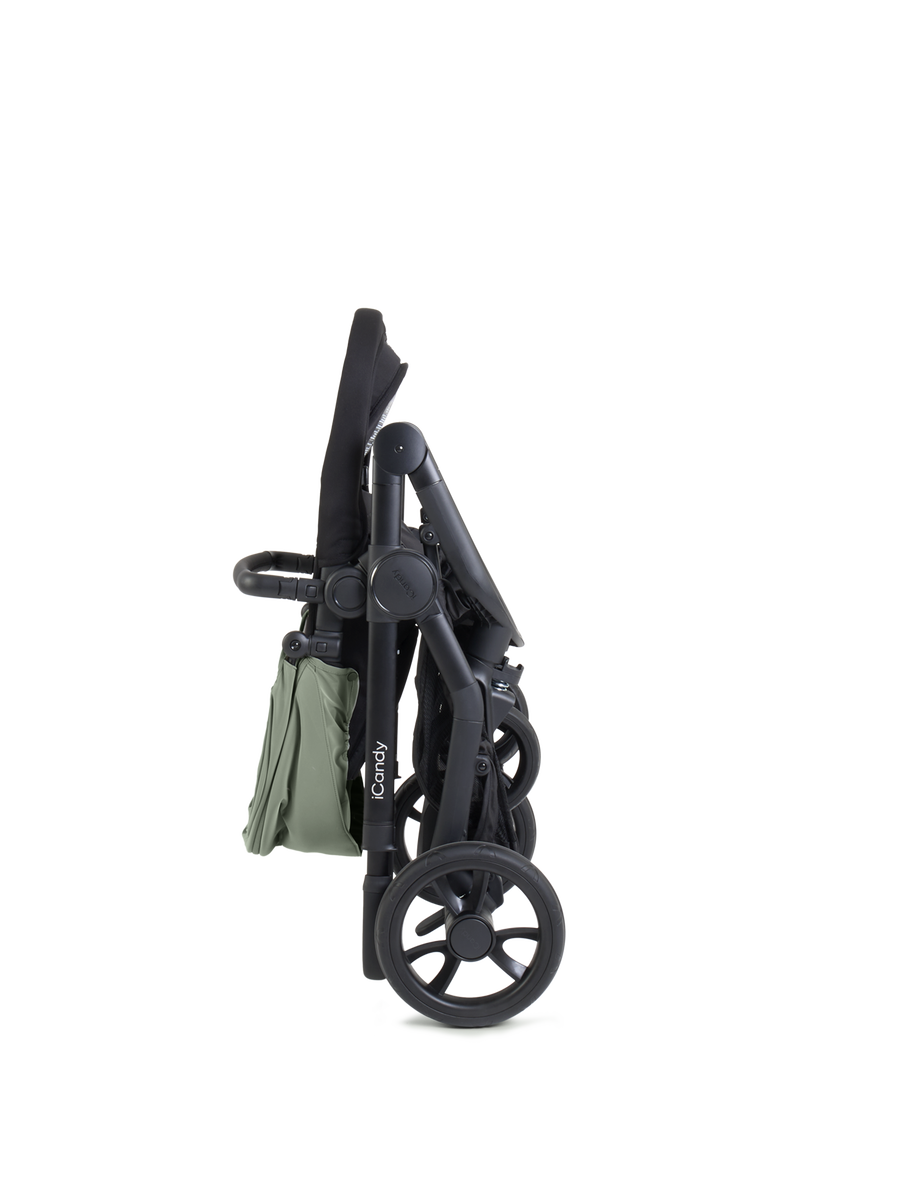 Orange 4 Pistachio Double Pushchair Bundle