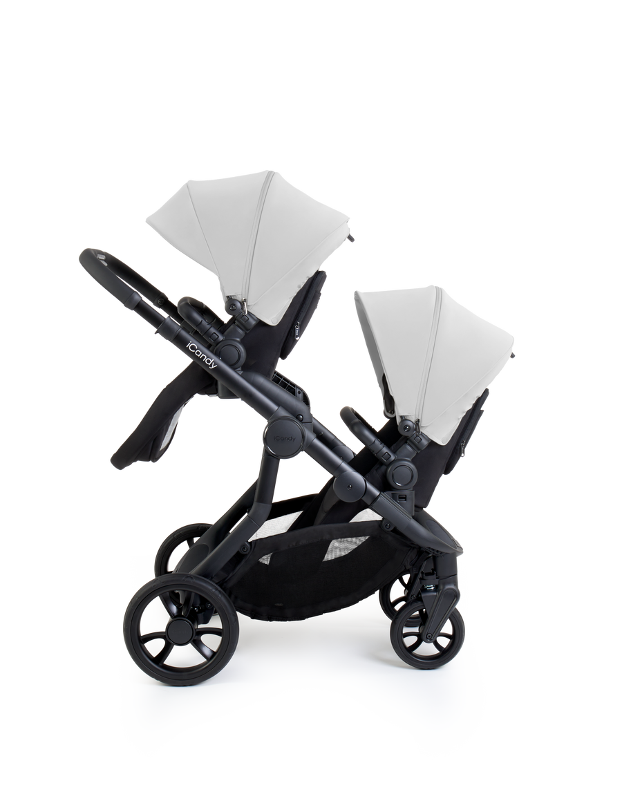 Orange 4 Glacier Double Pushchair Bundle