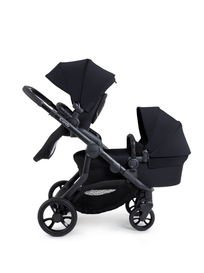 Orange 4 Black Double Pushchair Bundle