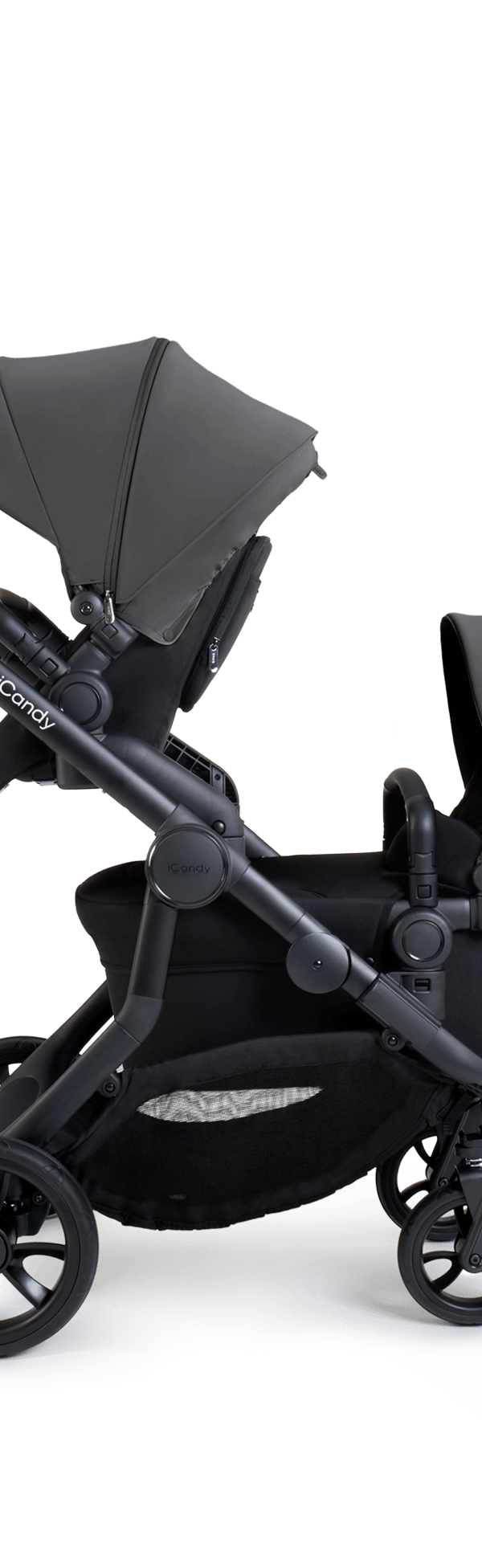 Orange 4 Fossil Double Pushchair Bundle