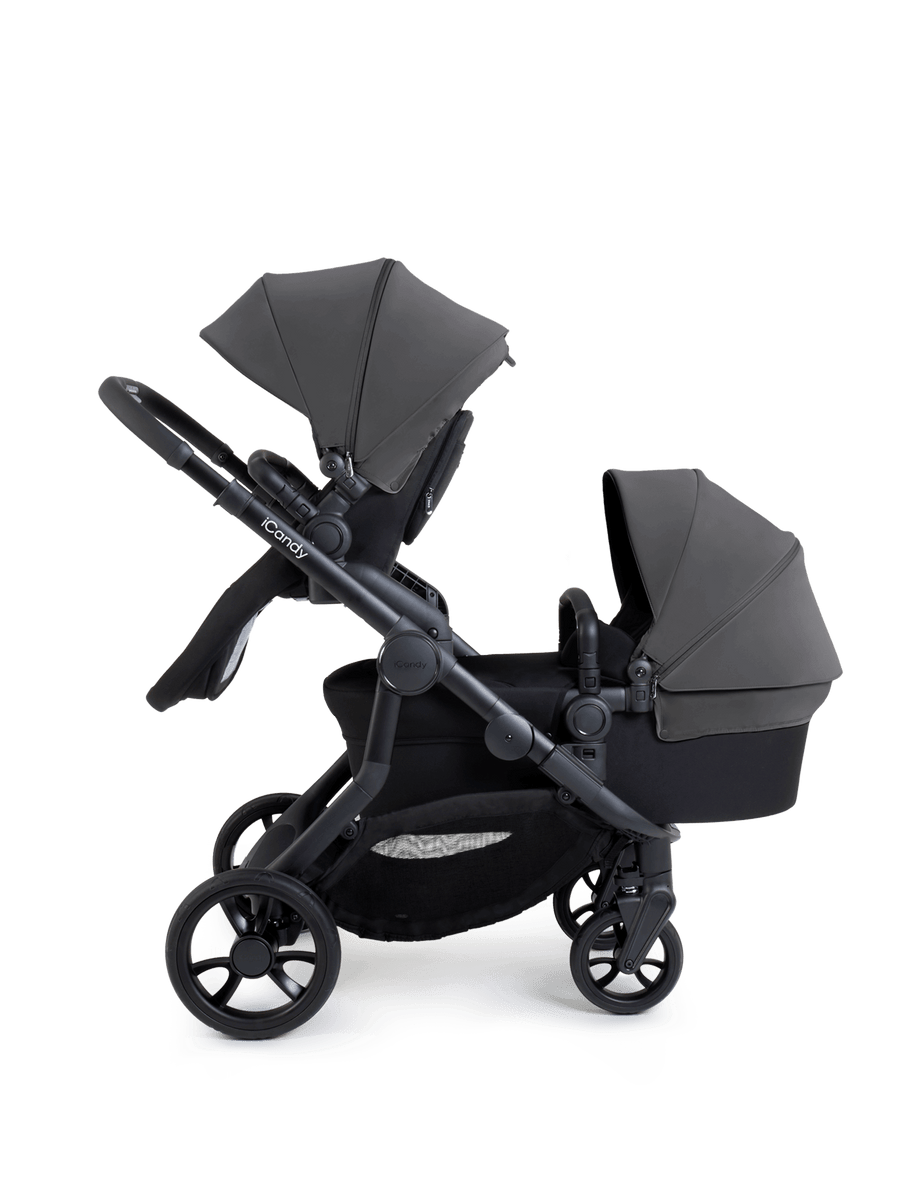 Orange 4 Fossil Double Pushchair Bundle