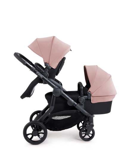 Orange 4 Rose Double Pushchair Bundle