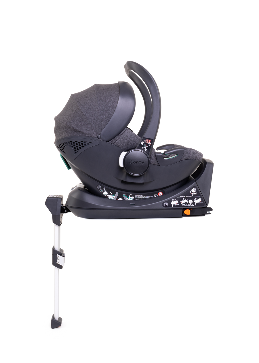 Core Dark Grey Pushchair and Carrycot - Car Seat Bundle