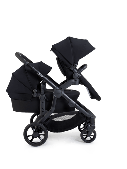 Orange 4 Black Double Pushchair Bundle