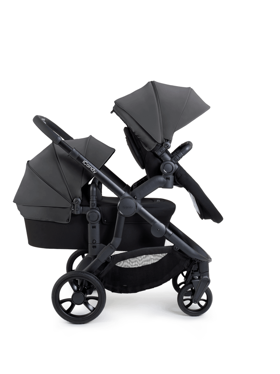 Orange 4 Fossil Double Pushchair Bundle
