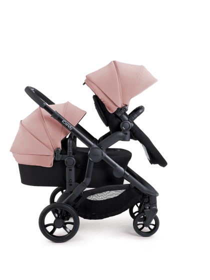 Orange 4 Rose Double Pushchair Bundle