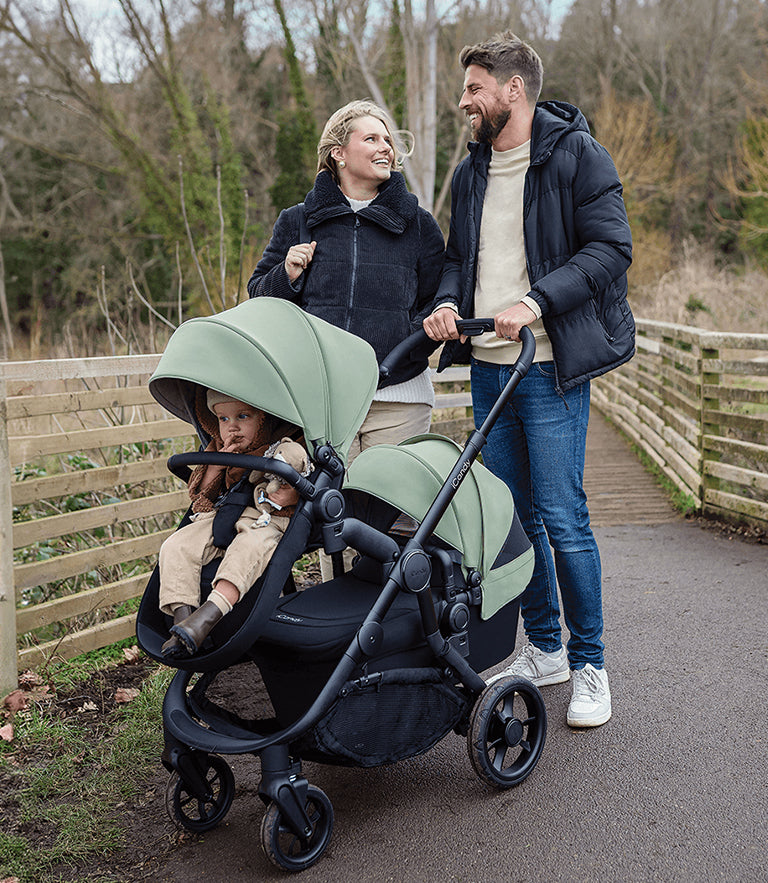 What is a double pushchair?