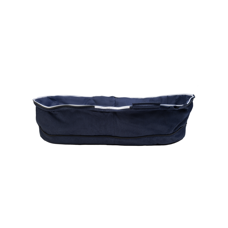 Peach 6 Navy Twill Carrycot Fabric