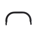 Peach 4 Blossom Carrycot Bumper Bar - Black