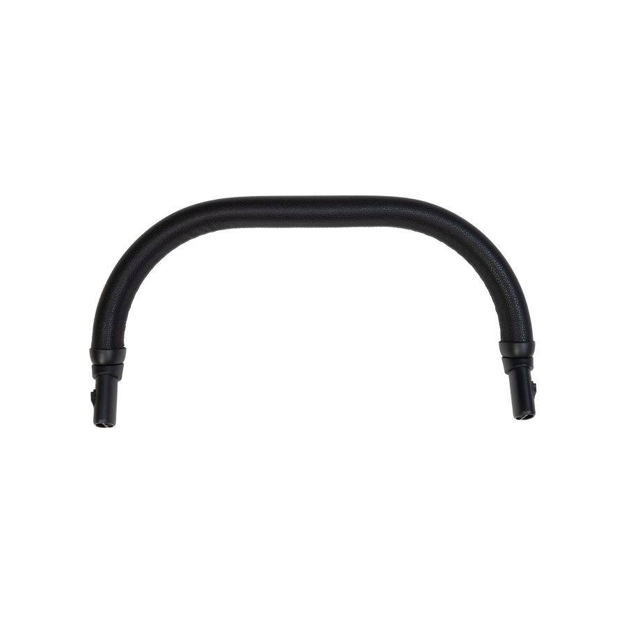 Peach 4 Blossom Carrycot Bumper Bar - Black