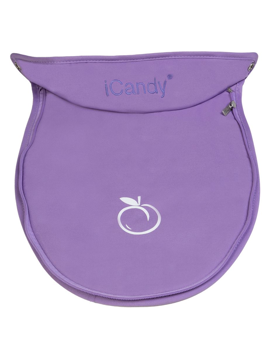 Peach 2 Parma Violet Blossom Carrycot Apron