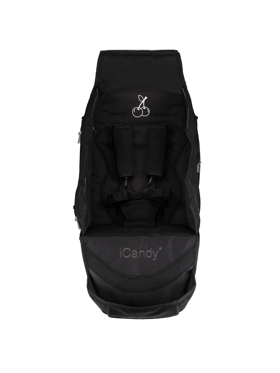 Cherry Black Seat Unit Fabric
