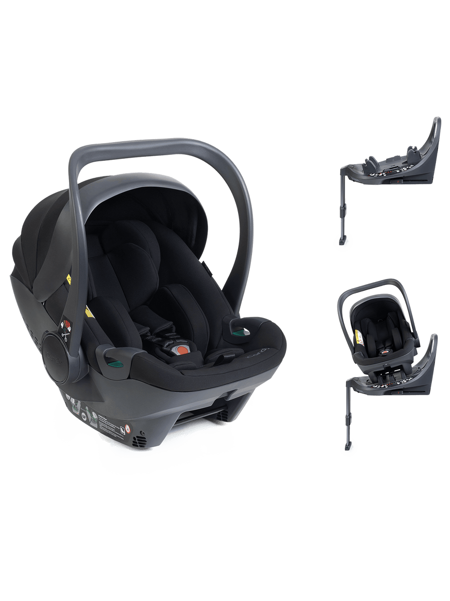Peach 7 STUDIO Pushchair and Carrycot - Complete 360 Car Seat Bundle
