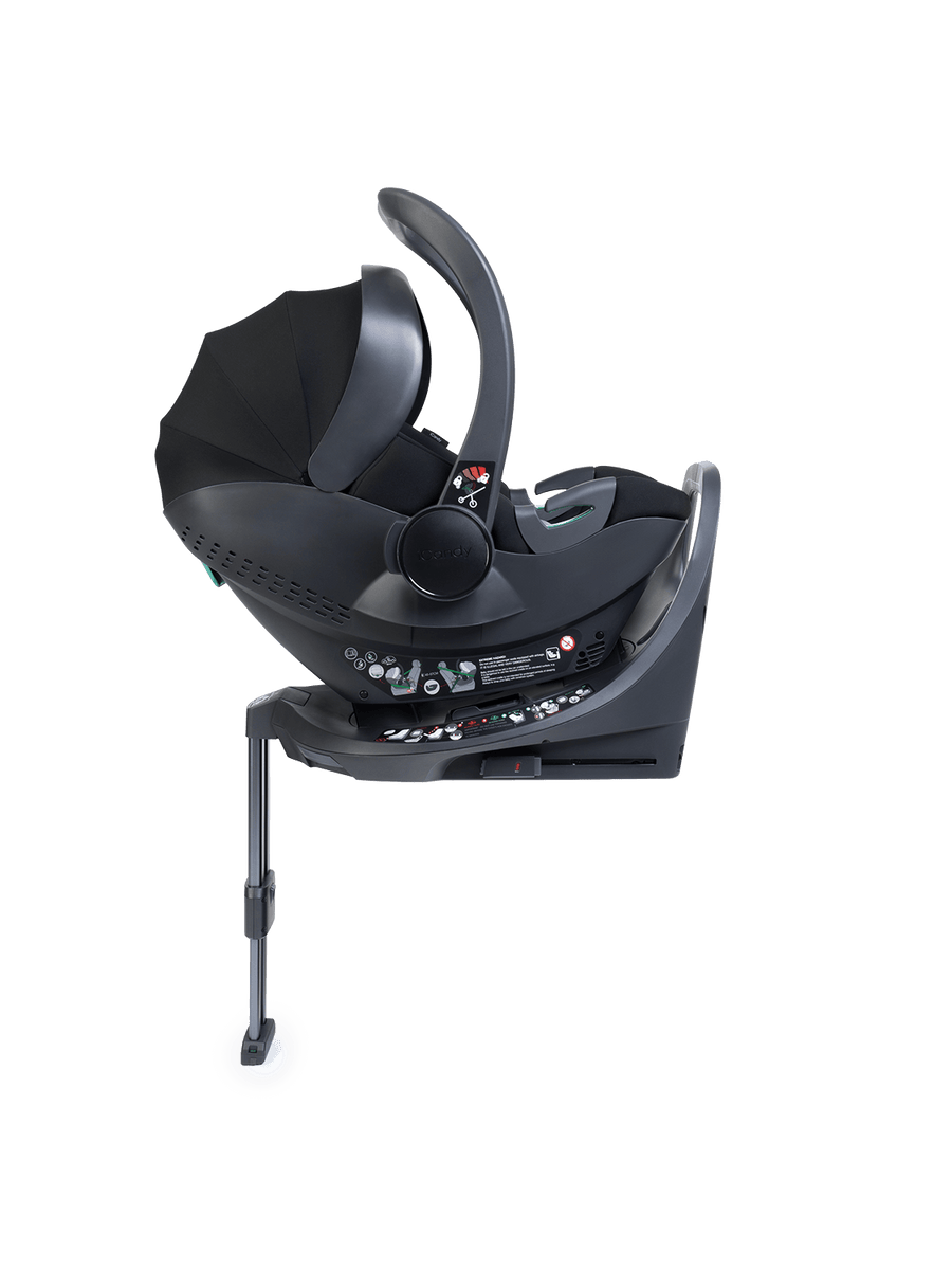 Core 2 Black Pushchair and Carrycot - Complete 360 Car Seat Bundle