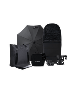 Core 2 Black Pushchair and Carrycot - Complete Bundle