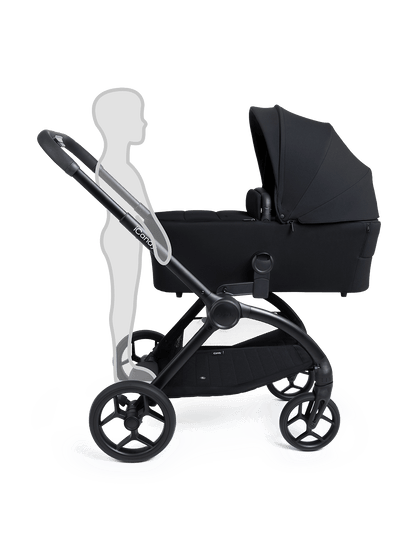 Core 2 Black Pushchair and Carrycot - Complete Bundle