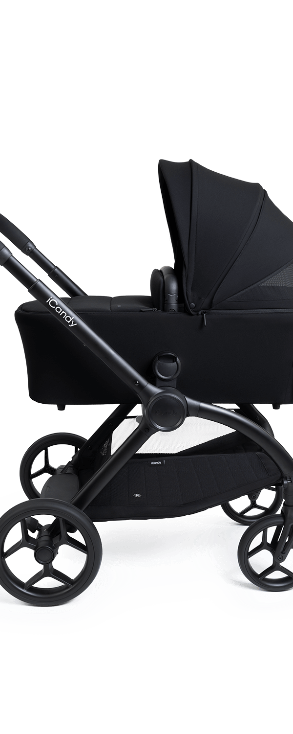 Core 2 Black Pushchair and Carrycot - Complete Bundle
