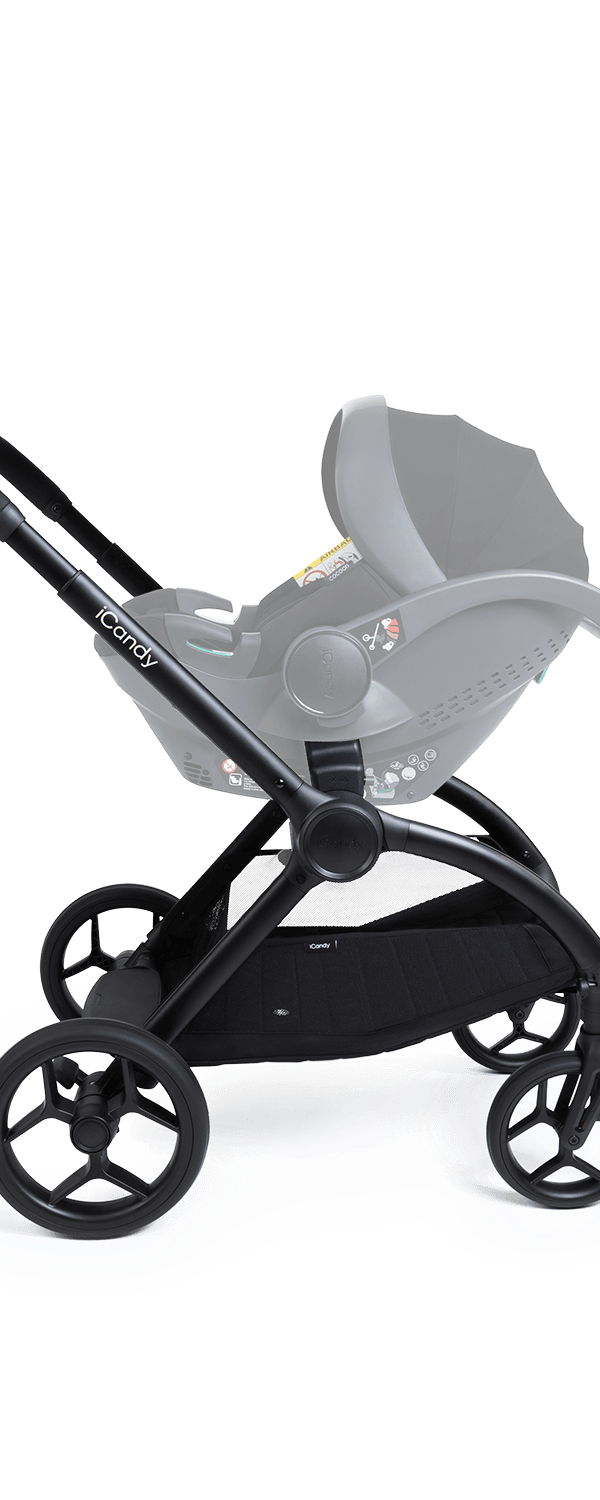 Core 2 Black Pushchair and Carrycot - Complete Bundle