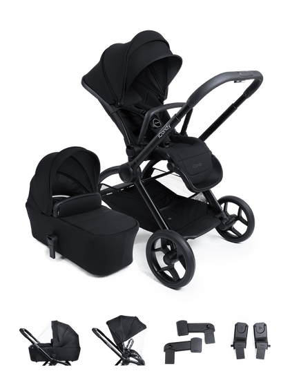 Core 2 Black Pushchair and Carrycot