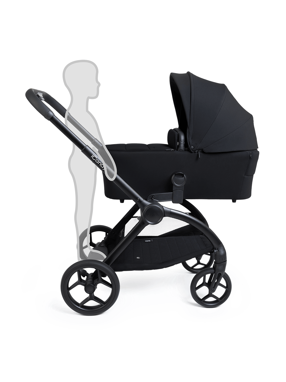 Core 2 Black Pushchair and Carrycot
