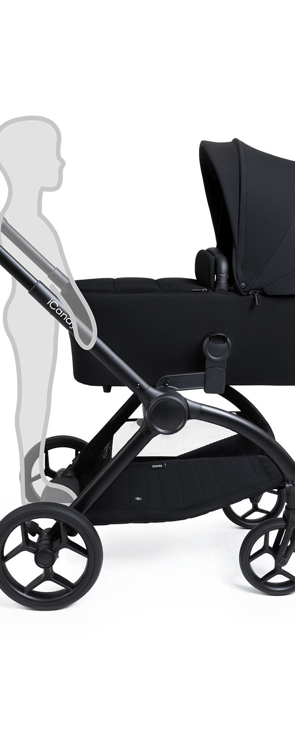 Core 2 Black Pushchair and Carrycot