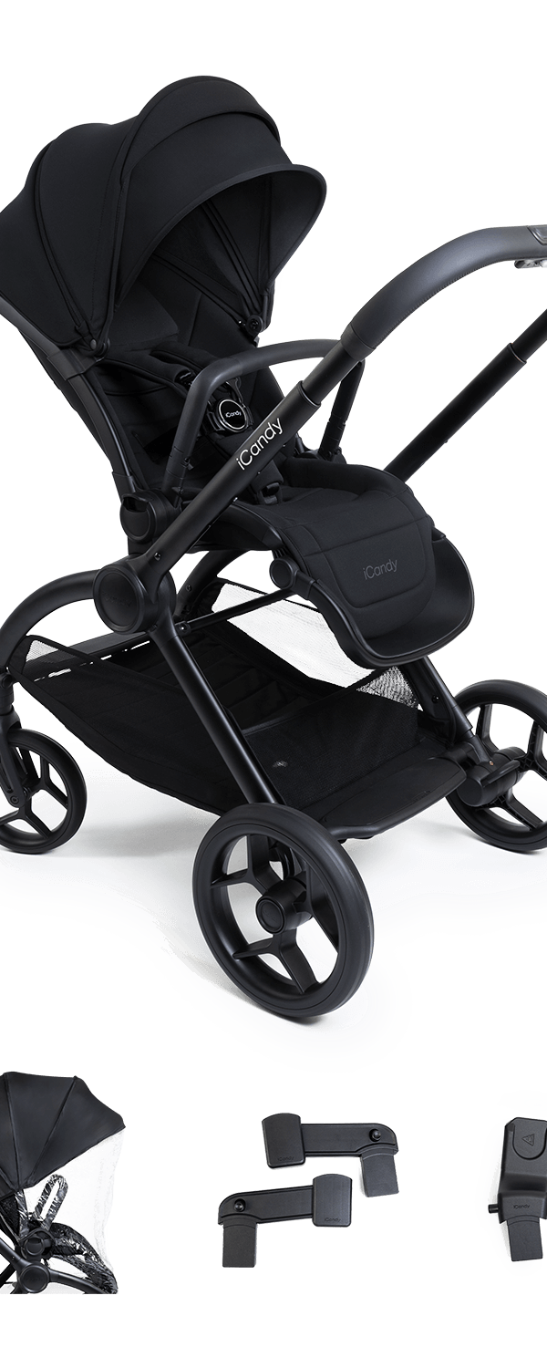 Core 2 Black Pushchair