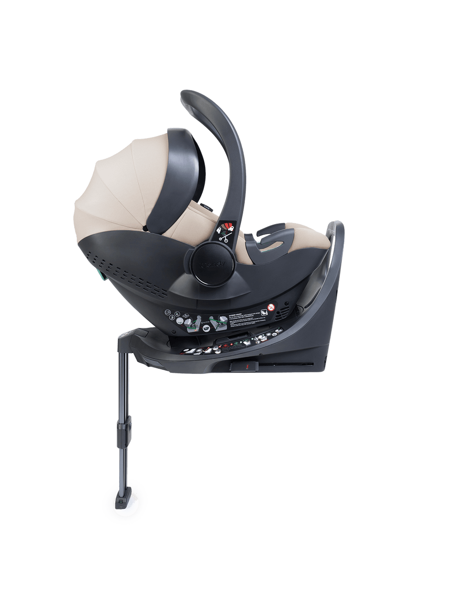 Core 2 Sandstone Pushchair and Carrycot - Complete 360 Car Seat Bundle