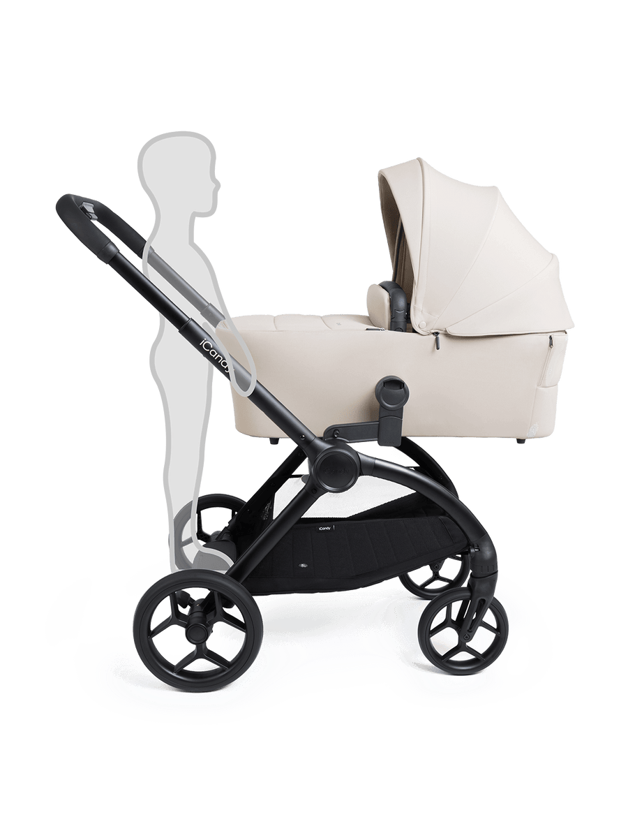 Core 2 Sandstone Pushchair and Carrycot - Complete 360 Car Seat Bundle