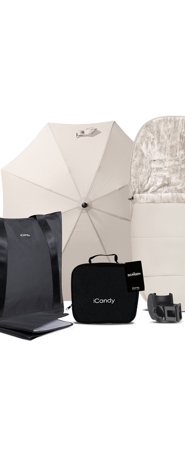 Core 2 Sandstone Pushchair and Carrycot - Complete Bundle