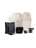 Core 2 Sandstone Pushchair and Carrycot - Complete Bundle