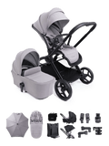 Core 2 Storm Grey Pushchair and Carrycot - Complete Bundle
