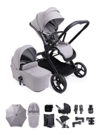 Core 2 Storm Grey Pushchair and Carrycot - Complete Bundle